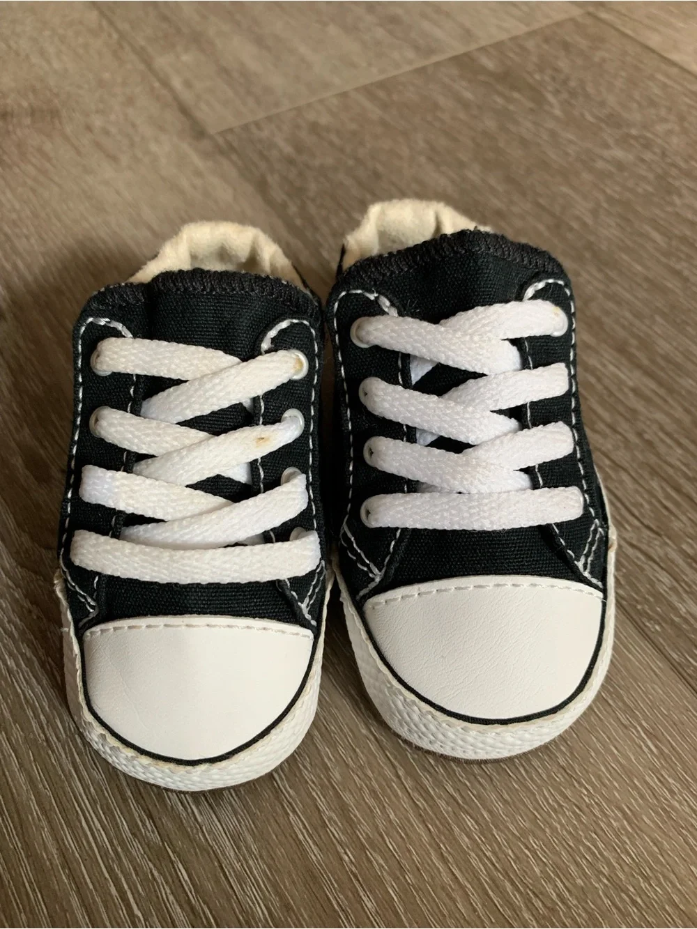 Converse All Stars Chuck Taylor Kids Infant Baby Toddler Size 2 Black